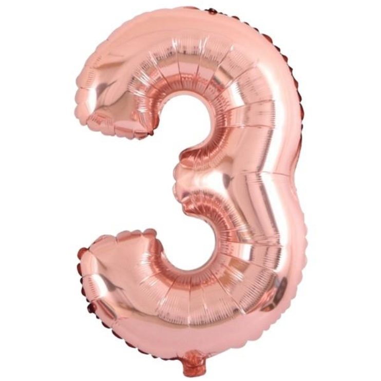 Folyo Balon Rose Gold 3 16 İnç 36 Cm